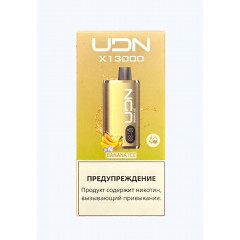 Электронная сигарета UDN BAR X 13000 Банан лёд
